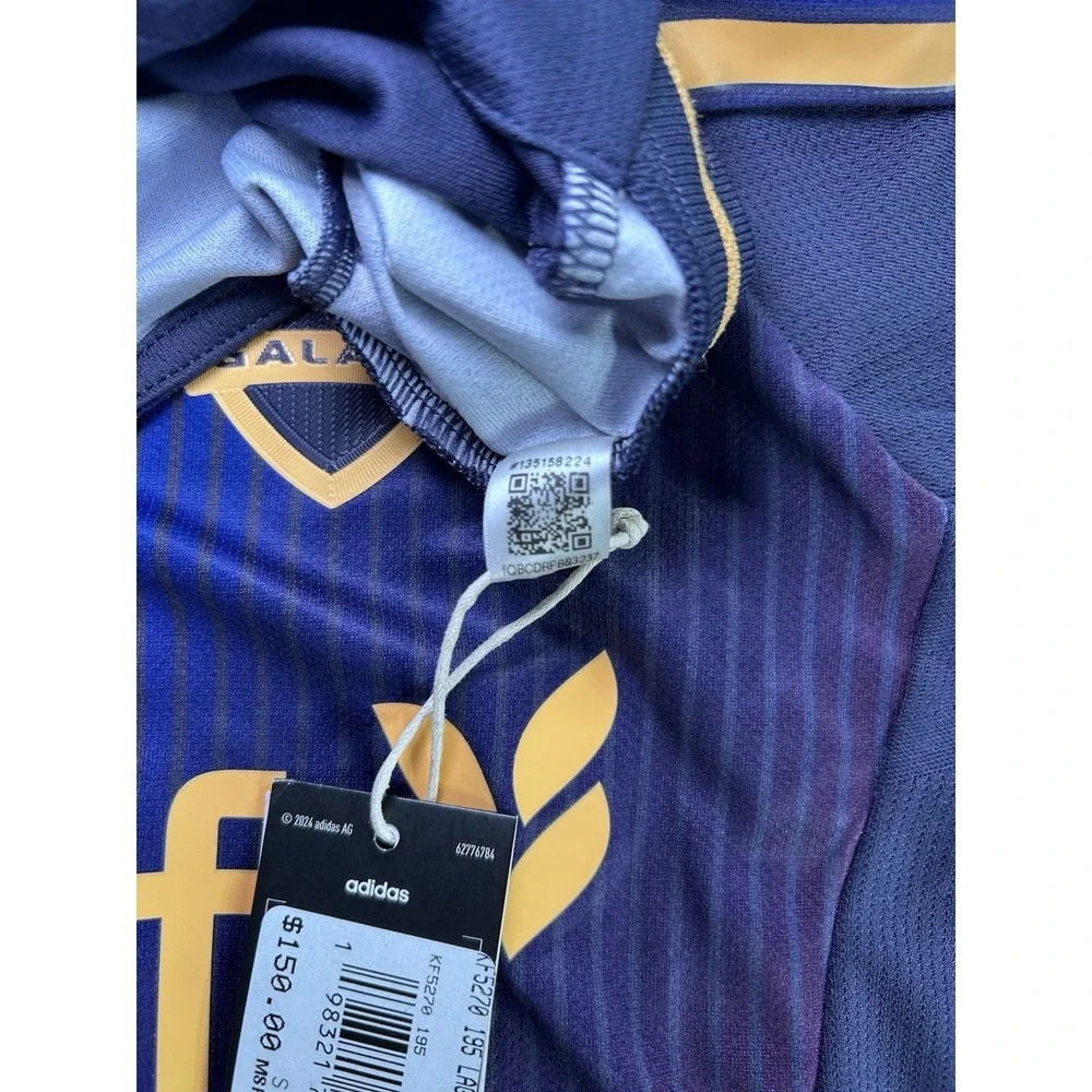 Los Angeles Galaxy Adidas Away 25/26 Purple Jersey Authentic Size Small NWT